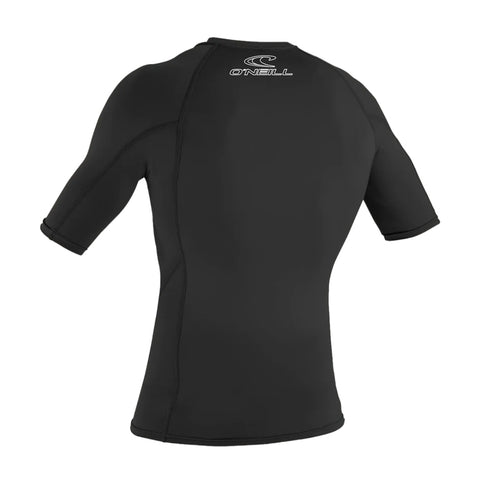 Oneill Camiseta Manga Corta Basic UPF 50+ Negro, para Hombre