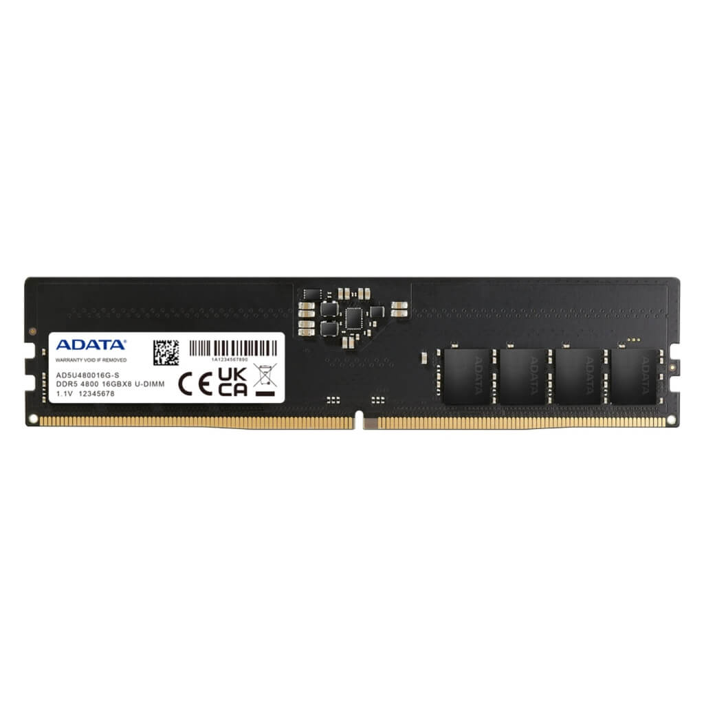 Adata Memoria RAM 16GB DDR5 4800MHZ, AD5U480016G-S