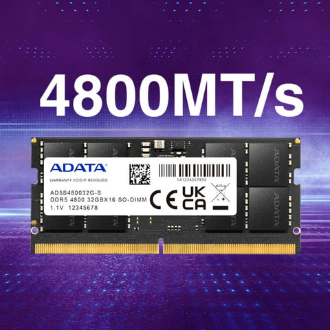 Adata Memoria RAM 8GB DDR5 4800MHZ, AD5S48008G-S