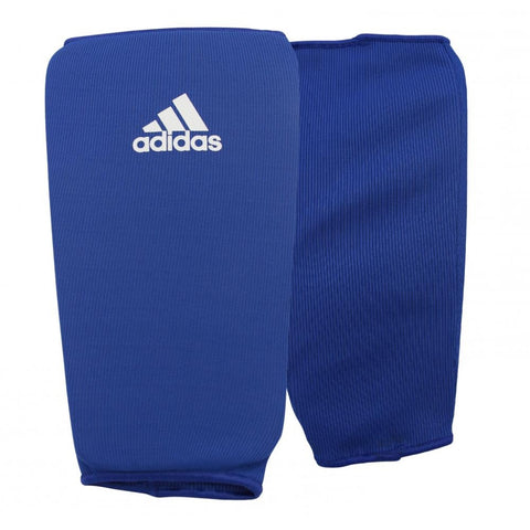 Adidas Espinillera para Fútbol con Protector, Azul