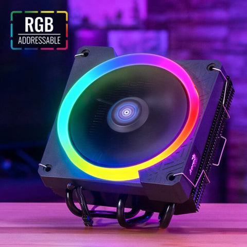 Aerocool Ventilador para PC Cylon 3H LED RGB Ultraeficiente