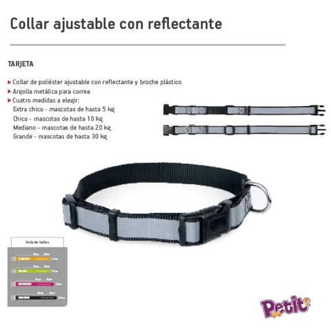 Aksi Collar Reflectivo para Perro Petit