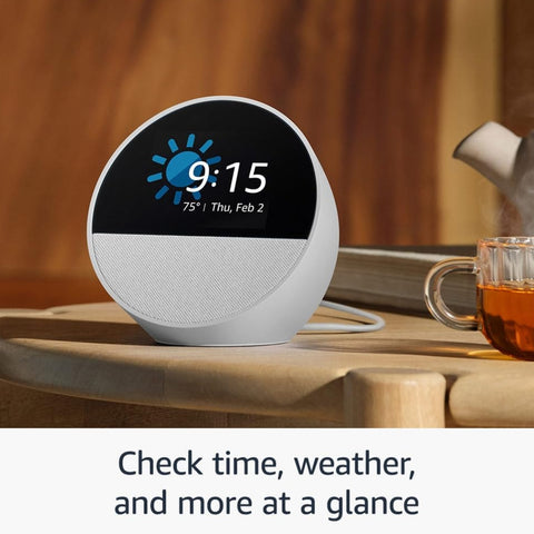 Amazon Parlante Inteligente Echo Spot con Reloj Gen 2024