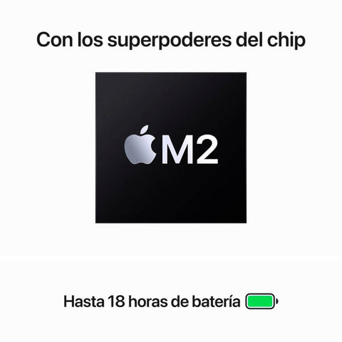 Apple Laptop 15.3" MacBook Air M2 Inglés, 512GB