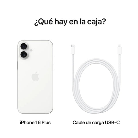 Apple Teléfono Celular iPhone 16 Plus, 128GB