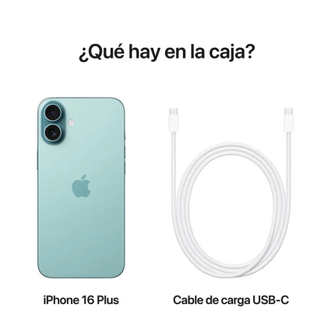 Apple Teléfono Celular iPhone 16 Plus, 256GB