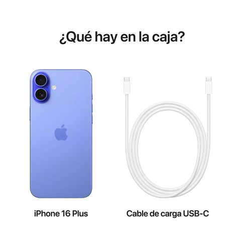 Apple Teléfono Celular iPhone 16 Plus, 256GB