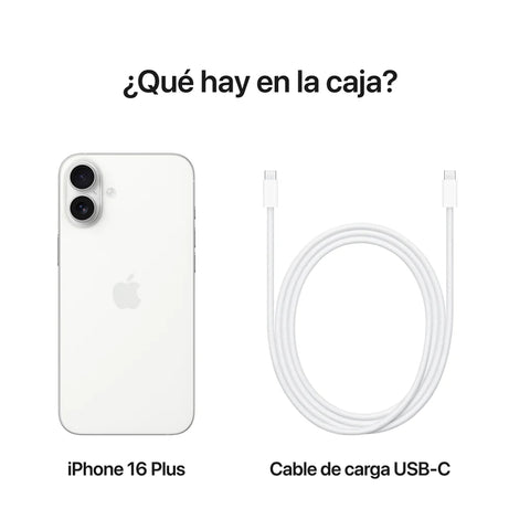 Apple Teléfono Celular iPhone 16 Plus, 256GB