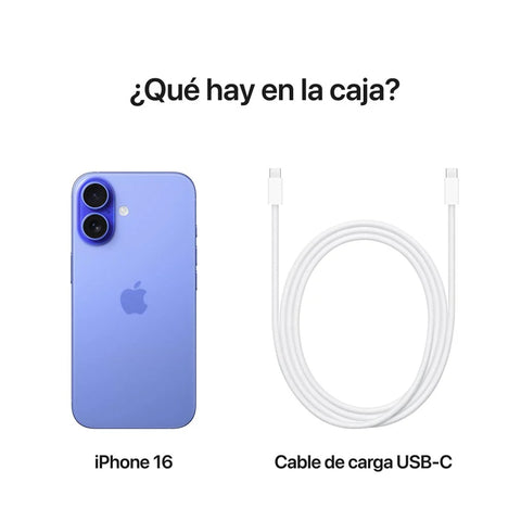 Apple Teléfono Celular iPhone 16, 256GB