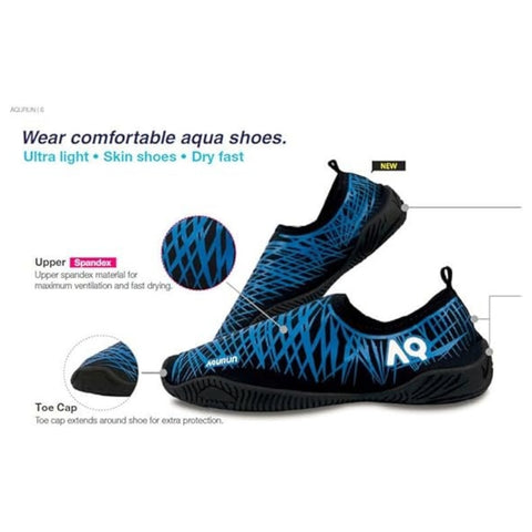 Aqurun Zapatos para Agua Azul, Unisex