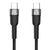 Argom Cable Trenzado de Nailon Tipo C a Tipo C 65W, 3 Metros