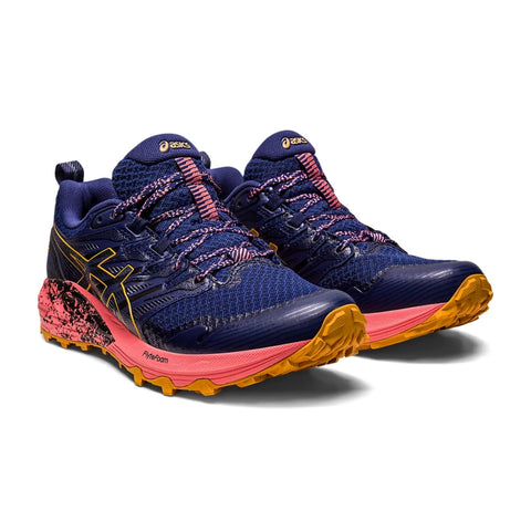 Asics Tenis Trabuco Terra Run Azul Índigo/Tormenta, para Mujer