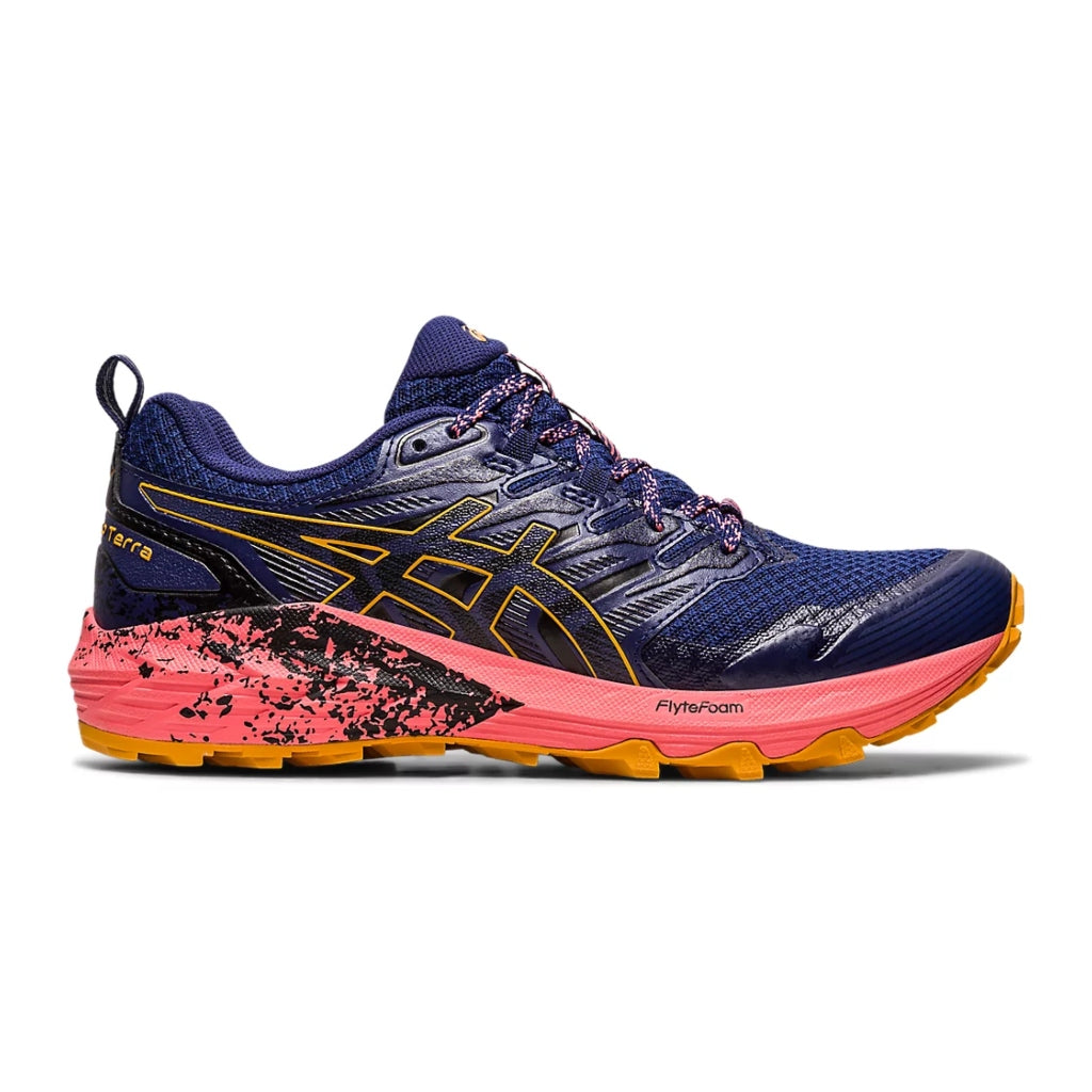 Asics Tenis Trabuco Terra Run Azul Índigo/Tormenta, para Mujer