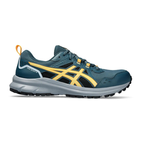 Asics Tenis Trail Scout 3 Run Azul Magnético/Amarillo, para Hombre