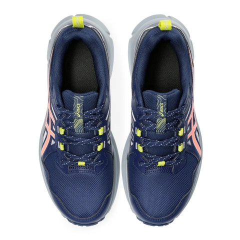 Asics Tenis Trail Scout 3 Run Azul/Coral, para Mujer