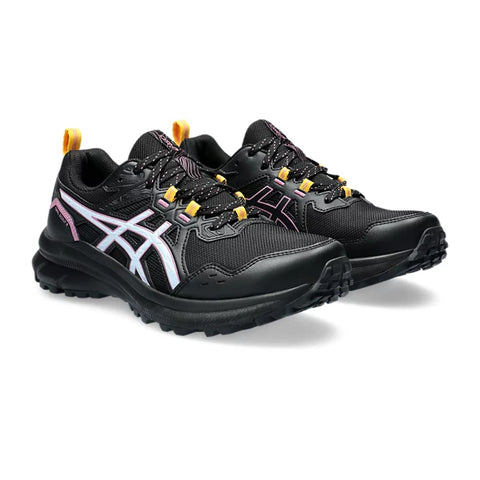 Asics Tenis Trail Scout 3 Run Negro/Azul Claro, para Mujer