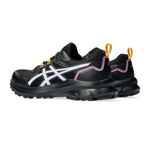 Asics Tenis Trail Scout 3 Run Negro/Azul Claro, para Mujer