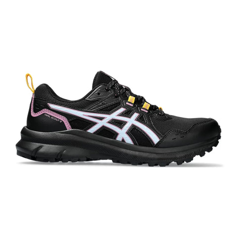 Asics Tenis Trail Scout 3 Run Negro/Azul Claro, para Mujer