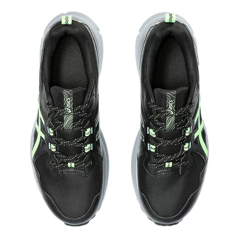 Asics Tenis Trail Scout 3 Run Negro/Verde Claro, para Hombre