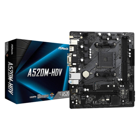 Asrock Tarjeta Madre, A520M-HDV