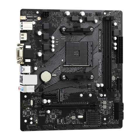 Asrock Tarjeta Madre, A520M-HDV