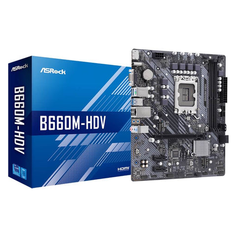 ASRock Tarjeta Madre, B660M-HDV