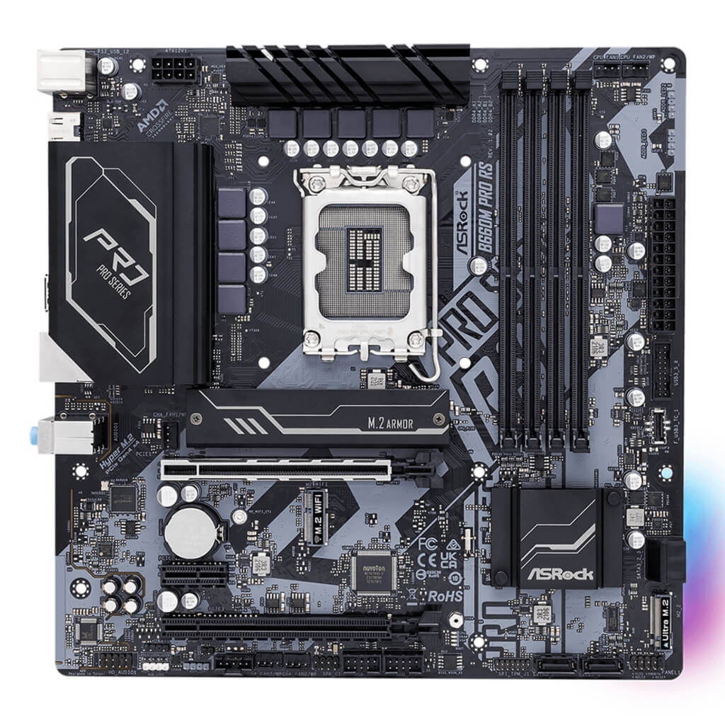 Asrock Tarjeta Madre, B660M Pro RS