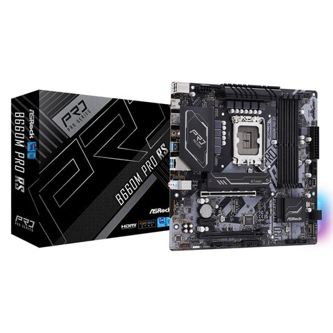 Asrock Tarjeta Madre, B660M Pro RS