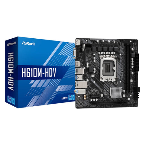 Asrock Tarjeta Madre, H610M-HDV