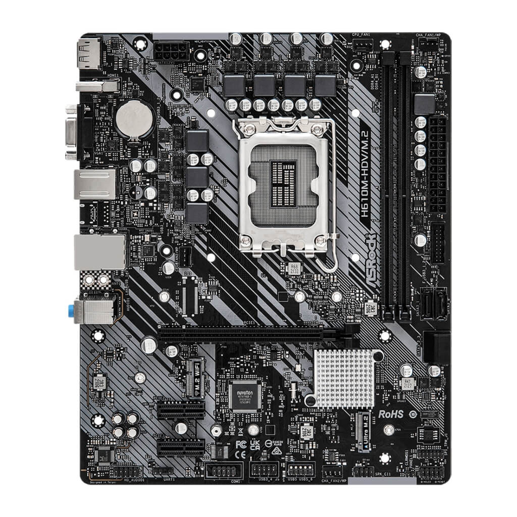 Asrock Tarjeta Madre, H610M-HDV/M.2