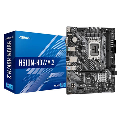 Asrock Tarjeta Madre, H610M-HDV/M.2