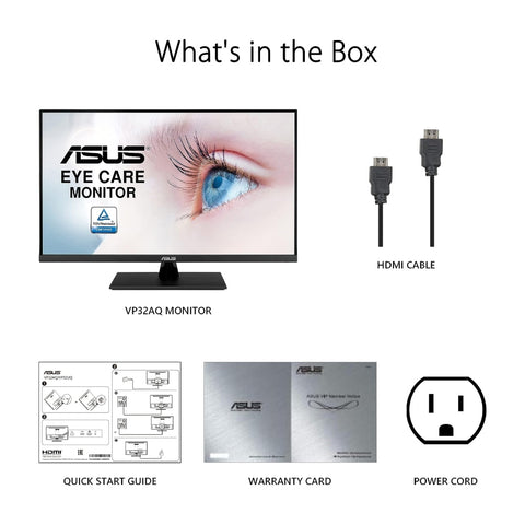 Asus Monitor 31.5" Eye Care (VP32AQ)