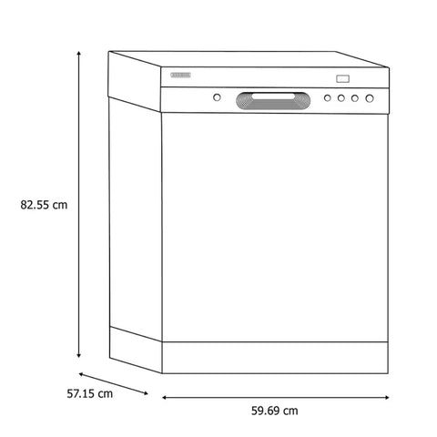 Ge Appliances Lavaplatos Empotrable Acero Inoxidable 23.5" (GBF410SSPSS)