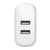 Belkin Adaptador de Pared Dual USB-A 24W BoostCharge, WCB002DQWH