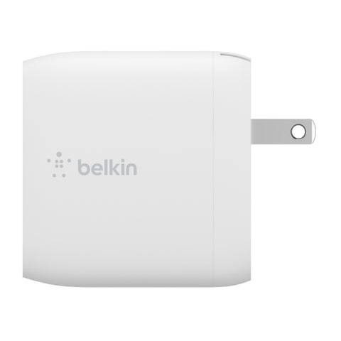 Belkin Adaptador de Pared Dual USB-A 24W BoostCharge, WCB002DQWH