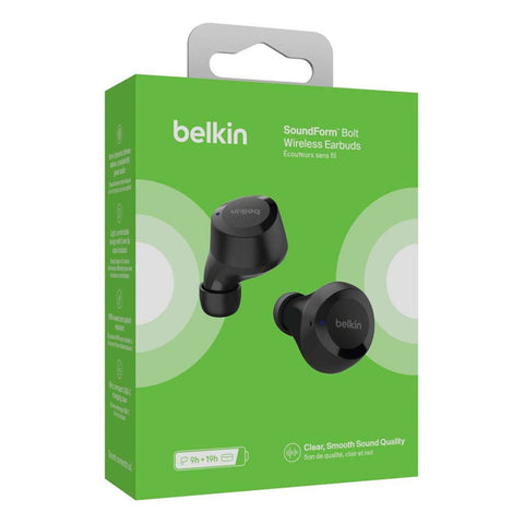 Belkin Audifonos Inalambricos SoundForm Bolt, AUC009btBLK