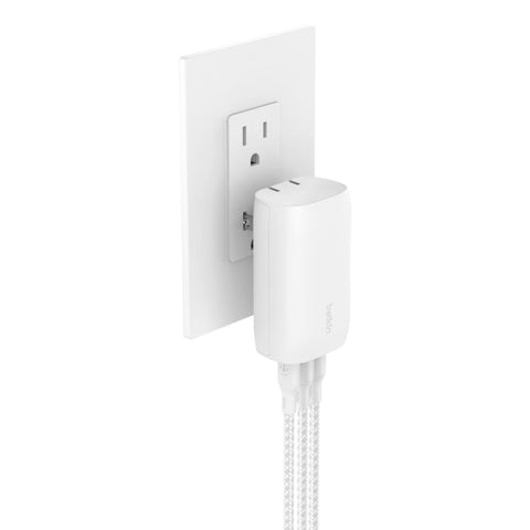 Belkin Cargador de Pared Tripe USB-C 67W BoostCharge, WCC002DQWH