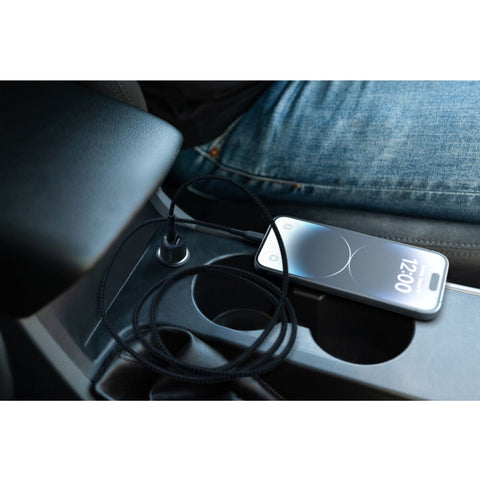 Belkin Cargador para Carro Dual USB-C/A 42W BoostCharge, CCB005BTBK