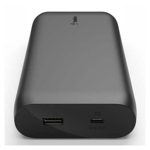 Belkin Power Bank Batería externa USB-C PD de 20 000 mAh, BPB002btBK