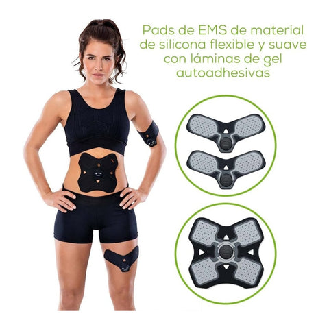 Beurer Set Estimuladores Musculares Pads EMS + Gratis Set Almohadillas de Gel con Pilas