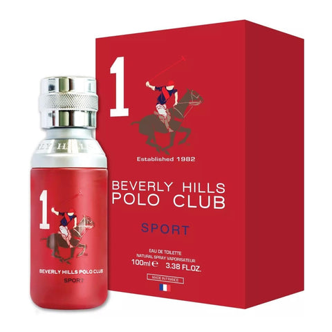 Beverly Hills Polo Club Perfume Sport 1 EDT para Hombre, 100 Ml