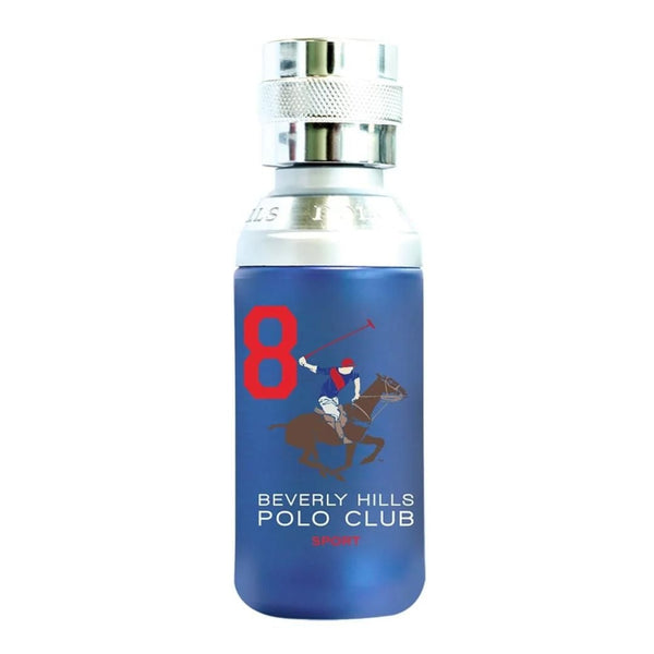 Beverly Hills Polo Club Perfume Sport 8 EDT para Hombre, 100 Ml