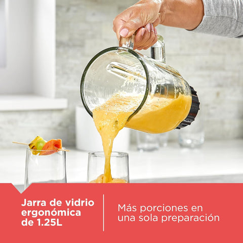 Black & Decker Licuadora Ice Crush Frasco de Vidrio, BL0876