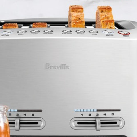 Breville Tostador de Pan 4 Rebanadas 1800W, BTA840XL