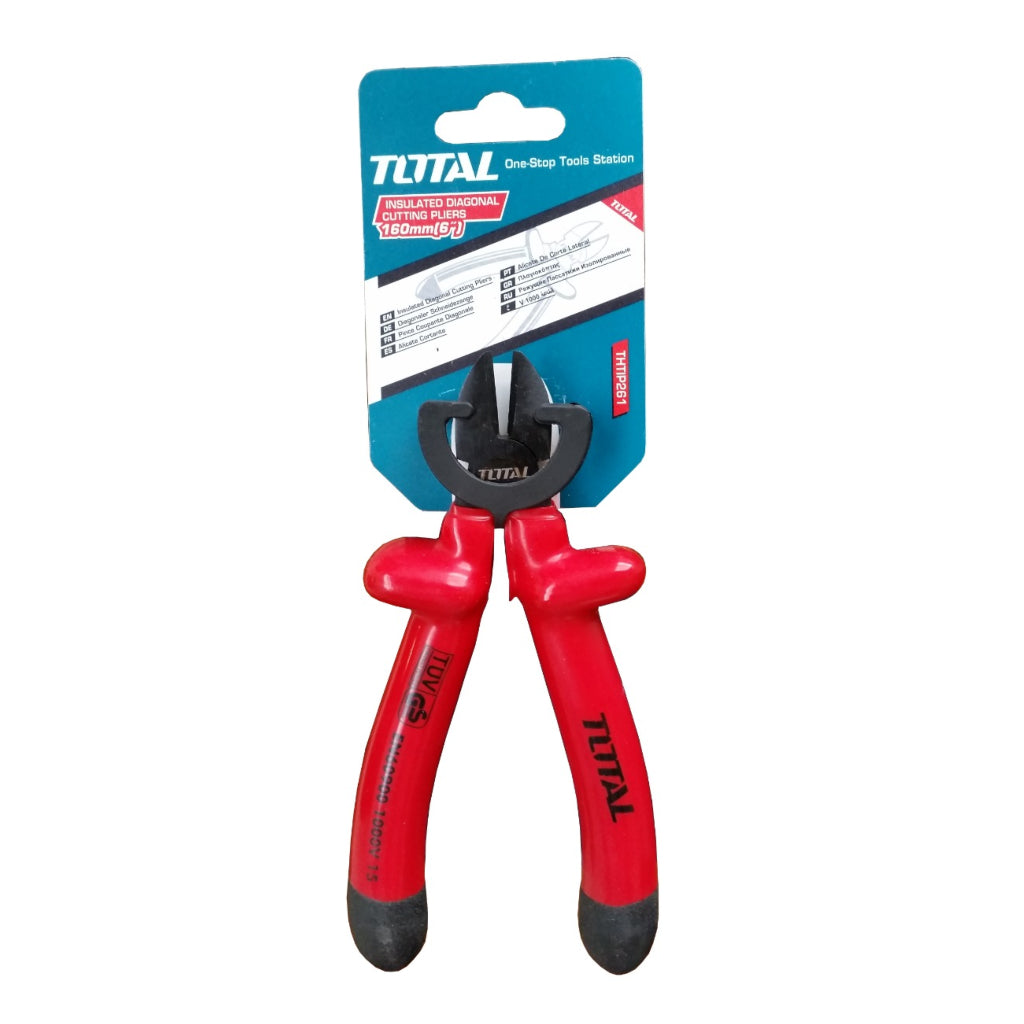 Total Alicate Cortador Diagonal Insulado 6" 1000V, THTIP261