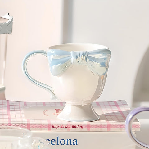 Miomu Taza Cerámica para Té, Diseño Lazo 3D