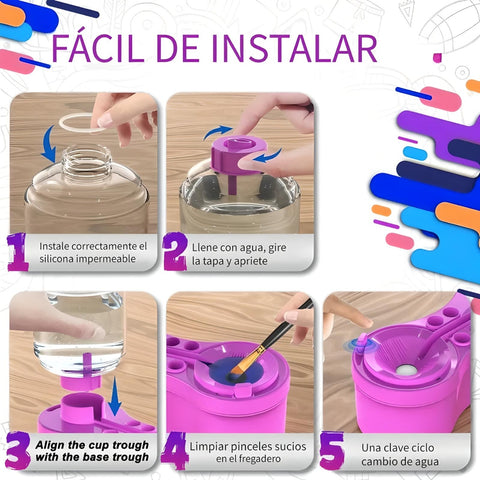 Miomu Dispensador Automático de Agua para Pinceles