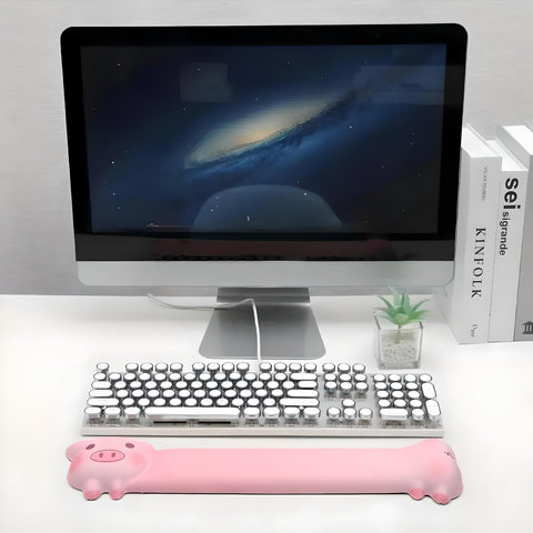 Miomu Reposamuñecas Ergonómico para Teclado, Diseño Cerdito