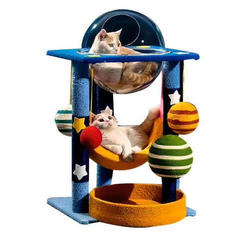 Miomu Cama Rascador para Gatos, Diseño Espacial