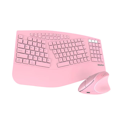 Miomu Kit de Teclado y Mouse Inalámbrico Ergonómico